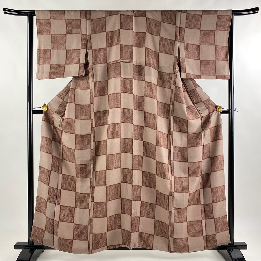 小紋 身丈161cm 裄丈63.5cm 正絹 美品 優品