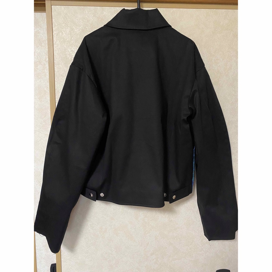 ANTONIO VATTEV アントニオ ヴァッテフ 22AW Twisted Bomber Jacket ツイステッド ボンバージャケット ブルー×ブラック M