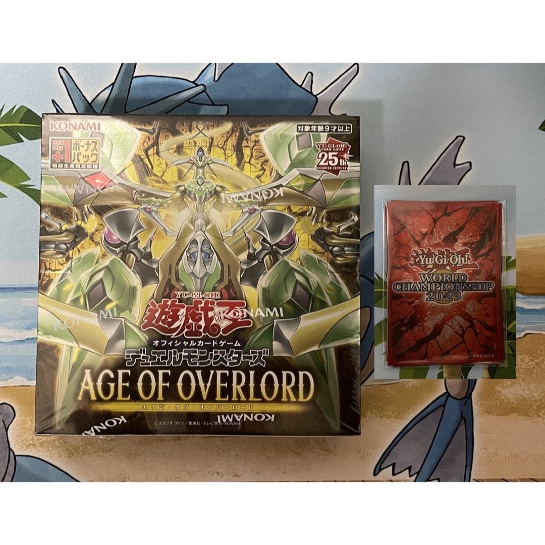 遊戯王　AGEOFOVERLORD1箱　WCS2023赤スリーブセット