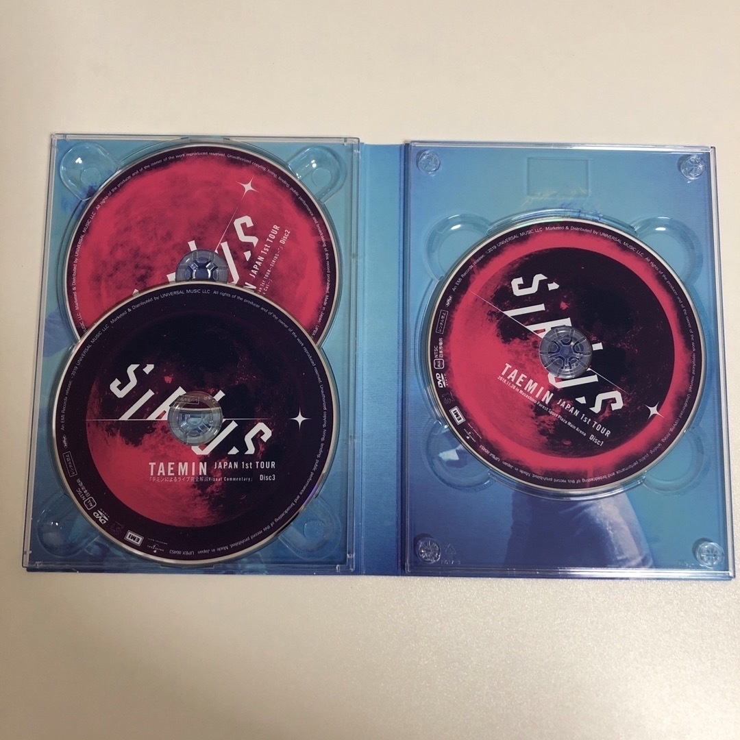 テミン TAEMIN Japan TOUR SIRIUS 初回限定盤DVD 新品