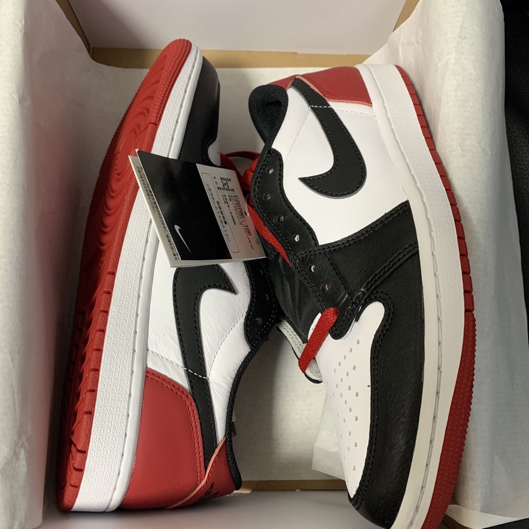 26cm air jordan 1 BLACK TOE