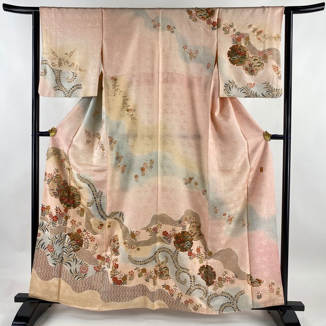 訪問着 名品 身丈158.5cm 裄丈65.5cm 正絹