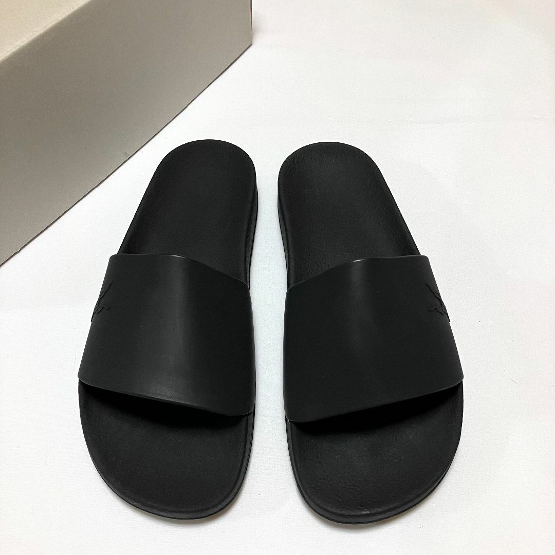 新品 40 RICK OWENS DRK SHDW サンダル 黒 6075