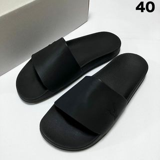 ダークシャドウ(DRKSHDW)の新品 40 RICK OWENS DRK SHDW サンダル 黒 6075(サンダル)