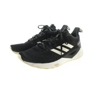 アディダス(adidas)のadidas アディダス スニーカー 26cm 黒 【古着】【中古】(スニーカー)