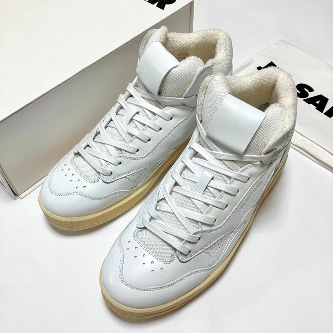 JIL SANDER - 新品 42 22aw JIL SANDER ハイカットロゴ JIL SANDER - 新品 42 22aw JIL SANDER ハイカットロゴ