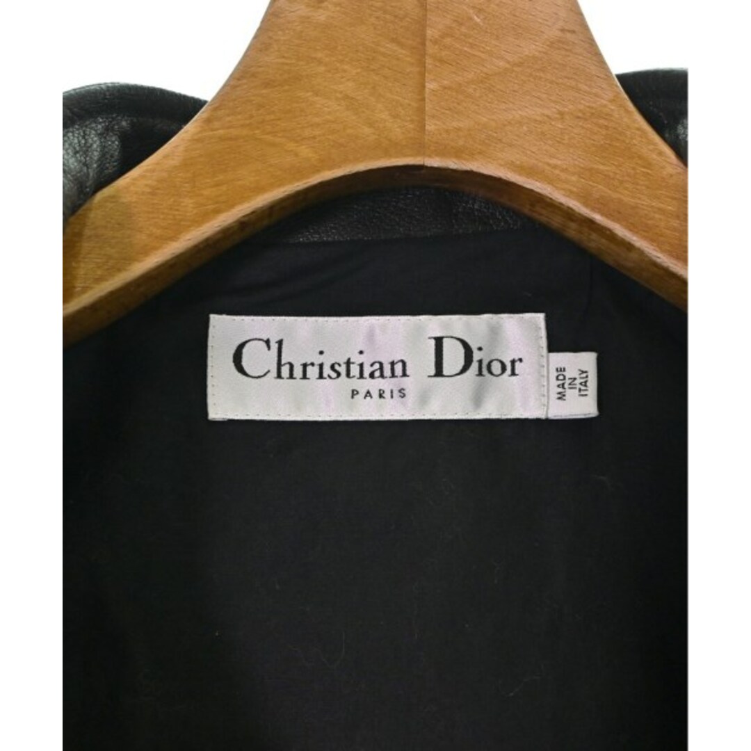 日本人気超絶の Christian Dior ライダース 42(M位) 黒 【古着】【中古