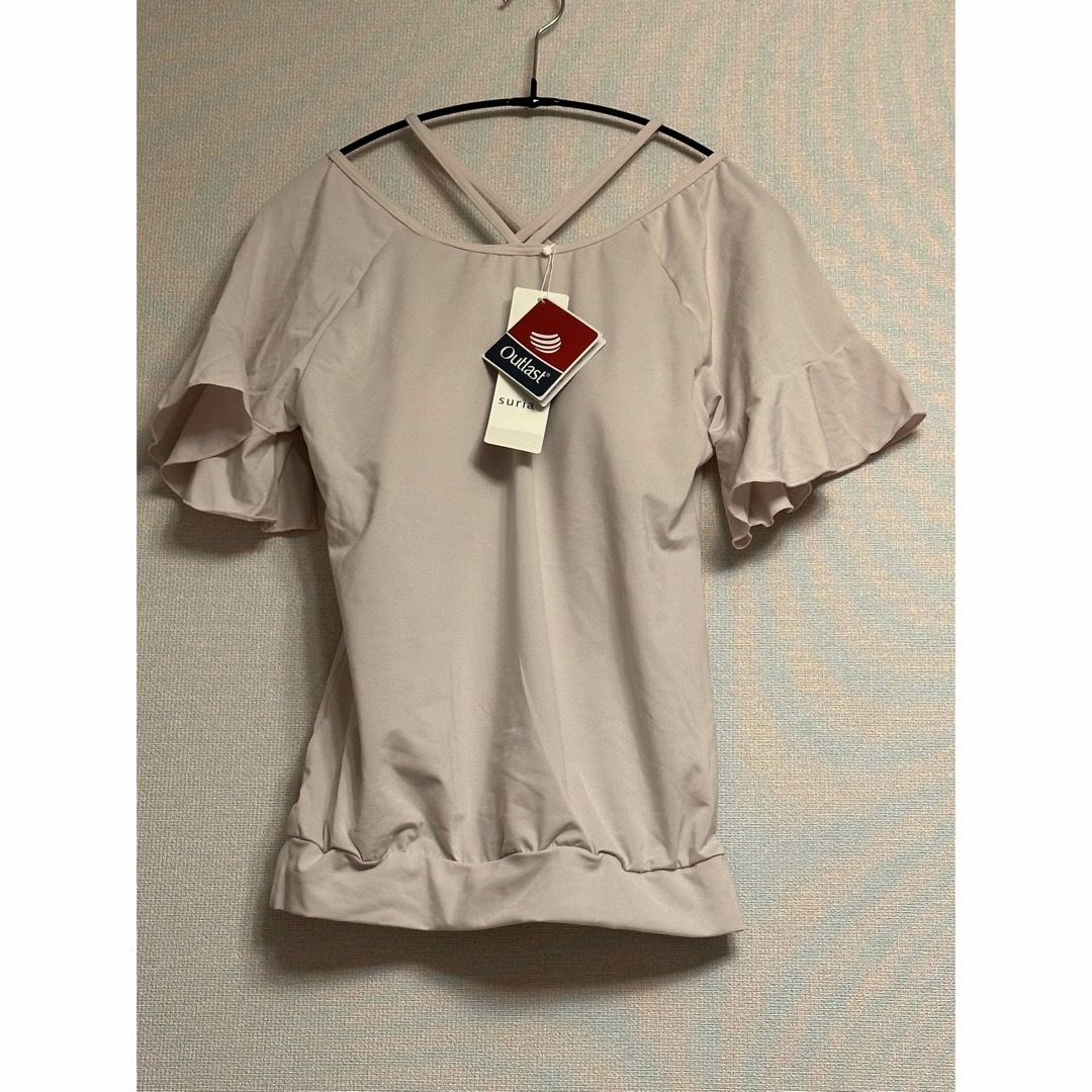 未使用　suria スリア　ブラパット付　7部袖Tシャツスポーツ/アウトドア