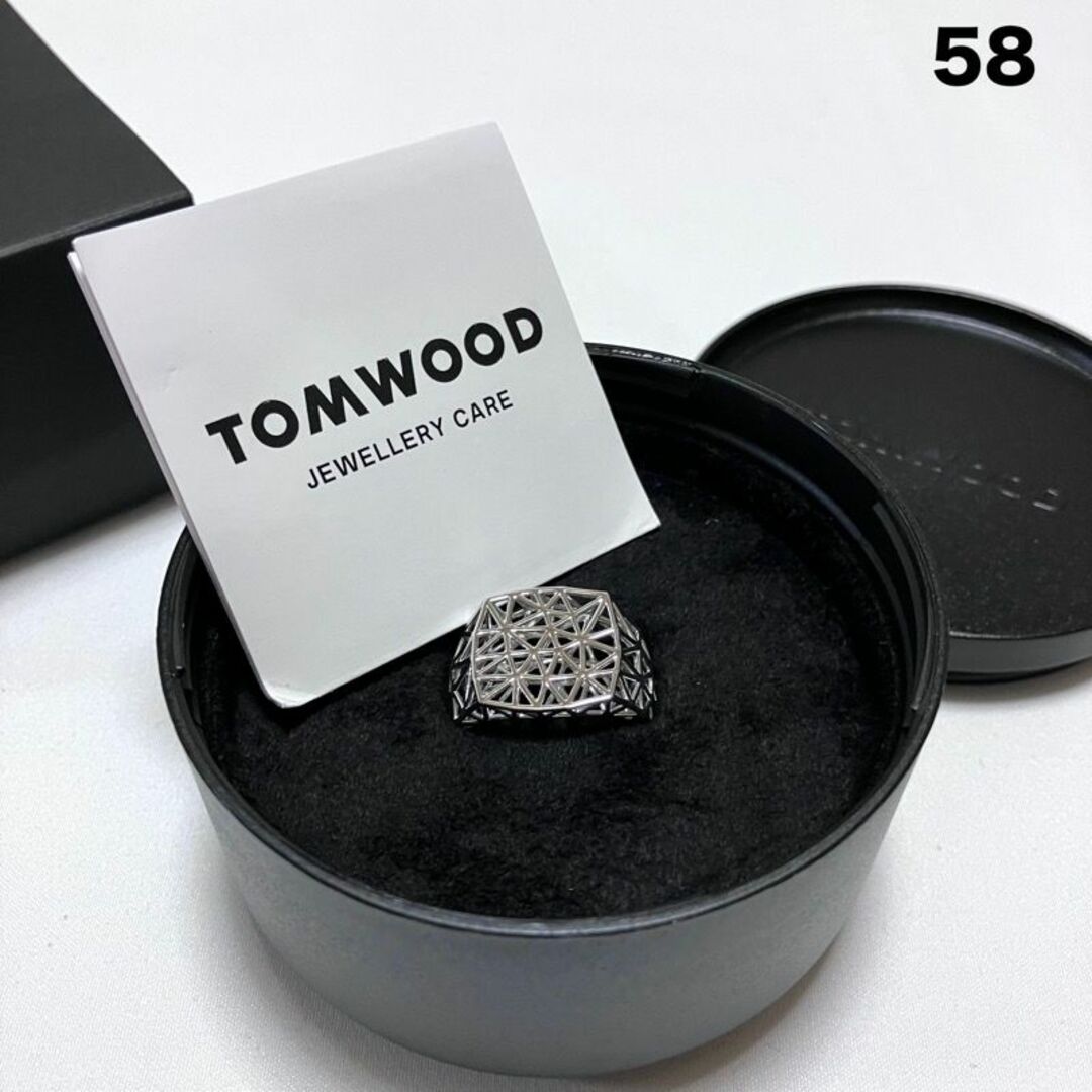 TOM WOOD - 新品 58 TOMWOOD Mesh Ring シルバー 5186の通販 by