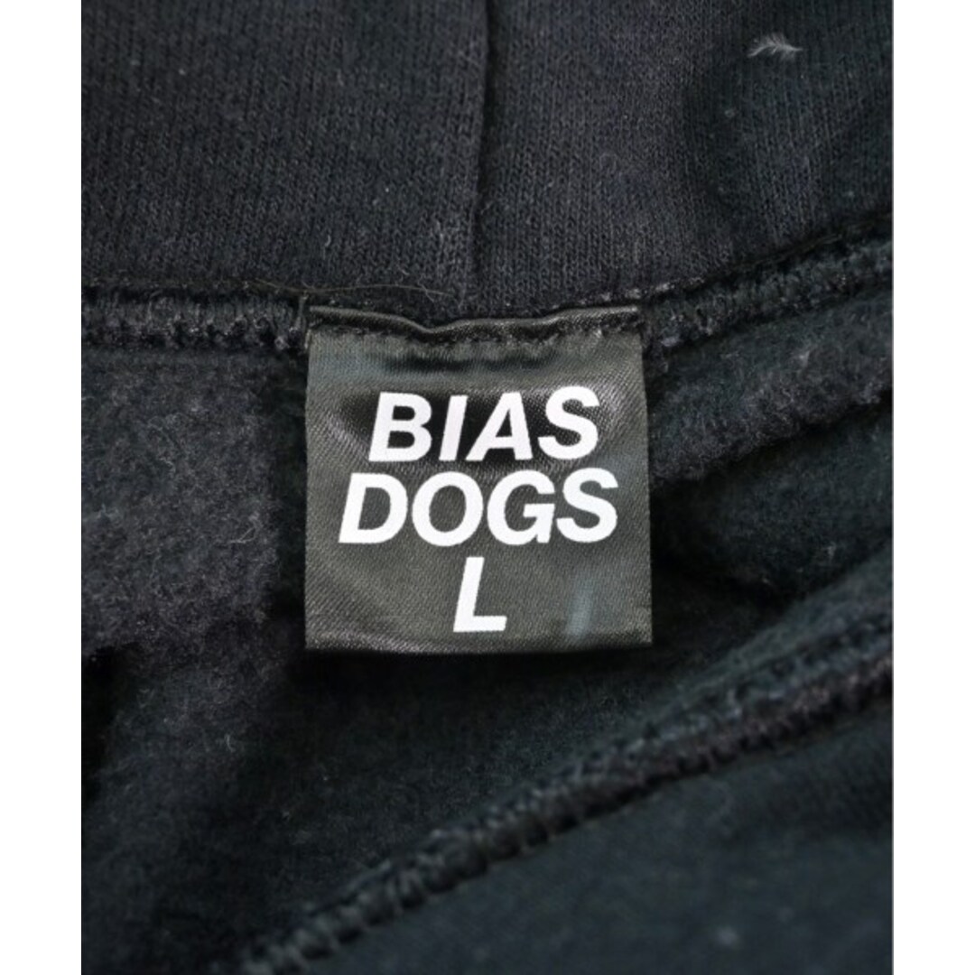 BIAS DOGS バイアスドッグス パーカー L 黒