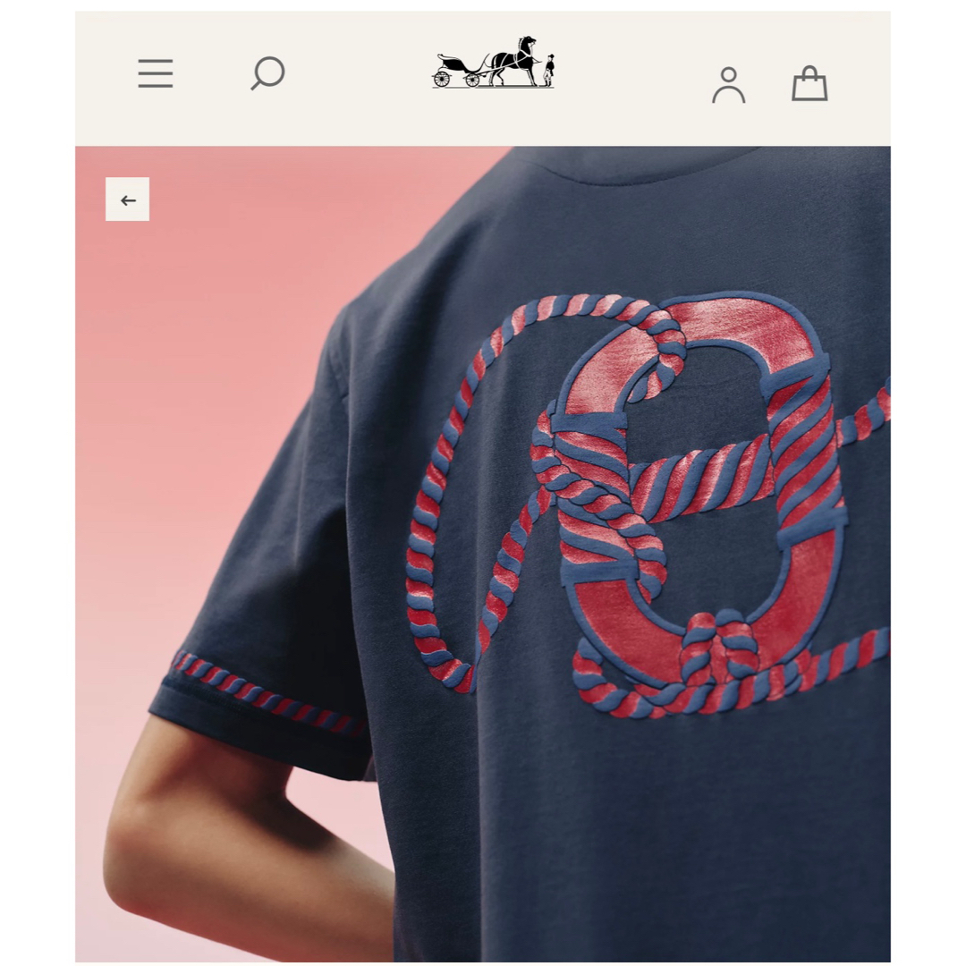 2023 エルメス Tシャツ ワンピース マキシドレス カノエ カルトゥッシュ