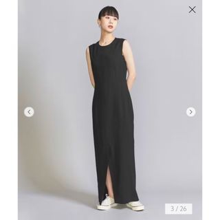 ビューティアンドユースユナイテッドアローズ(BEAUTY&YOUTH UNITED ARROWS)のレーヨンブレンド ネップ タイトマキシ ワンピース(ロングワンピース/マキシワンピース)