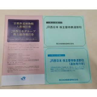 ジェイアール(JR)のJR 西日本 株主優待 5枚(その他)