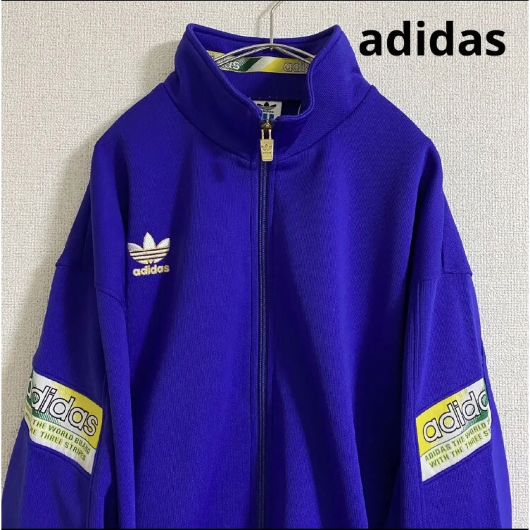 adidas(アディダス)のアディダス トラックジャケット 90s デサント トレフォイル メンズのトップス(ジャージ)の商品写真