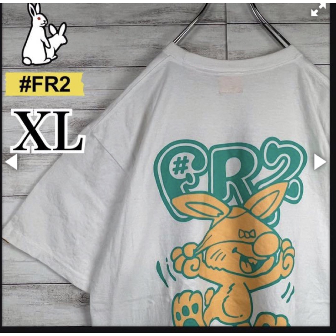 エフアールツー　FR2 ウサギ　Tシャツ　兎　ラビット　黒　Lサイズ