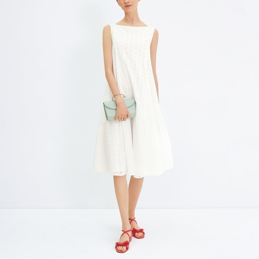 現行品 　フォクシー　ワンピース　The Francine Dress　ホワイト | フリマアプリ ラクマ