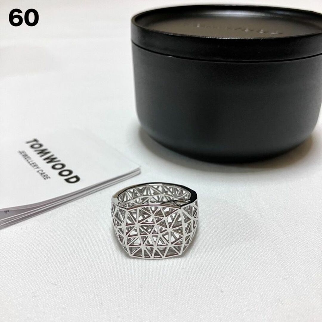 新品 60 TOMWOOD Mesh Ring シルバー 指輪 5187