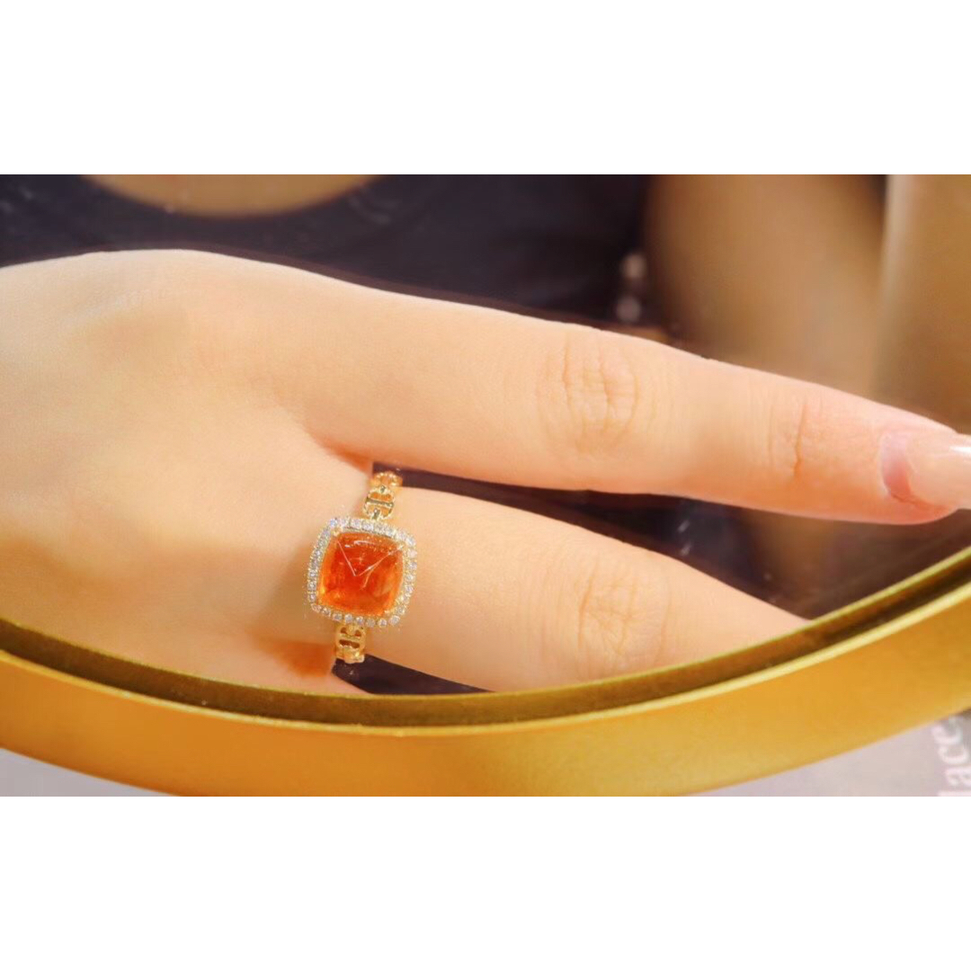 天然スべサルティン ダイヤ リング3.37ct k18 ¥の通販 by Rui|ラクマ
