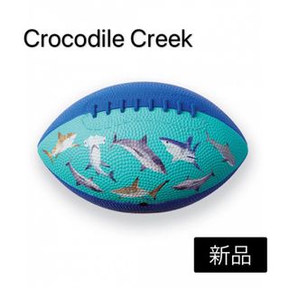 CrocodileCreek【新品】 天然ゴムフットボール シャーク柄(ボール)