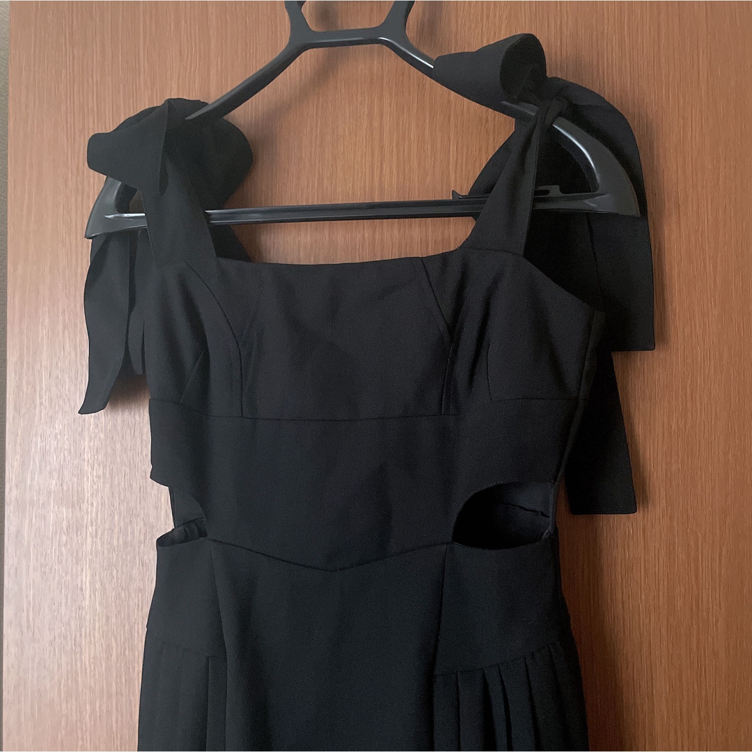 Bubbles - andmary♡極美品♡アンリボンプリーツドレス BLKの通販 by s