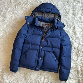 ウールリッチ(WOOLRICH)の美品　ウールリッチ　ダウンジャケット　ネイビー×グレー　ユニセックス　M(ダウンジャケット)