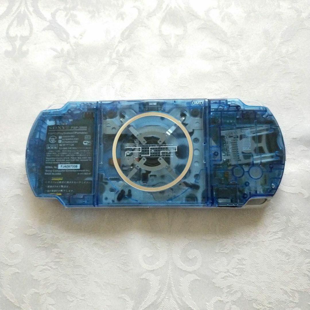 美品】【カスタム】PSP 3000 すぐ遊べるセット(クリアブラック)-