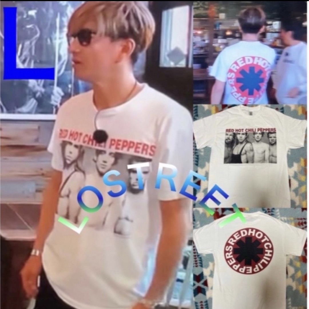 GILDAN(ギルタン)の木村拓哉 RED HOT CHILI PEPPERS 1990 Tシャツ L メンズのトップス(Tシャツ/カットソー(半袖/袖なし))の商品写真