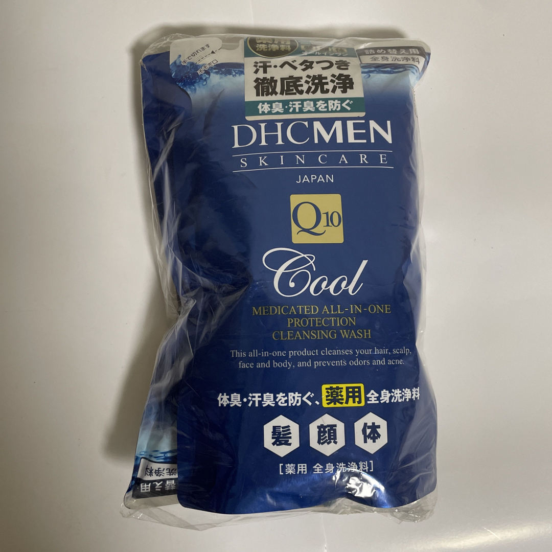 DHC(ディーエイチシー)のDHC MEN 薬用プロテクトクレンジングウォッシュ 詰め替え(2個) コスメ/美容のボディケア(ボディソープ/石鹸)の商品写真