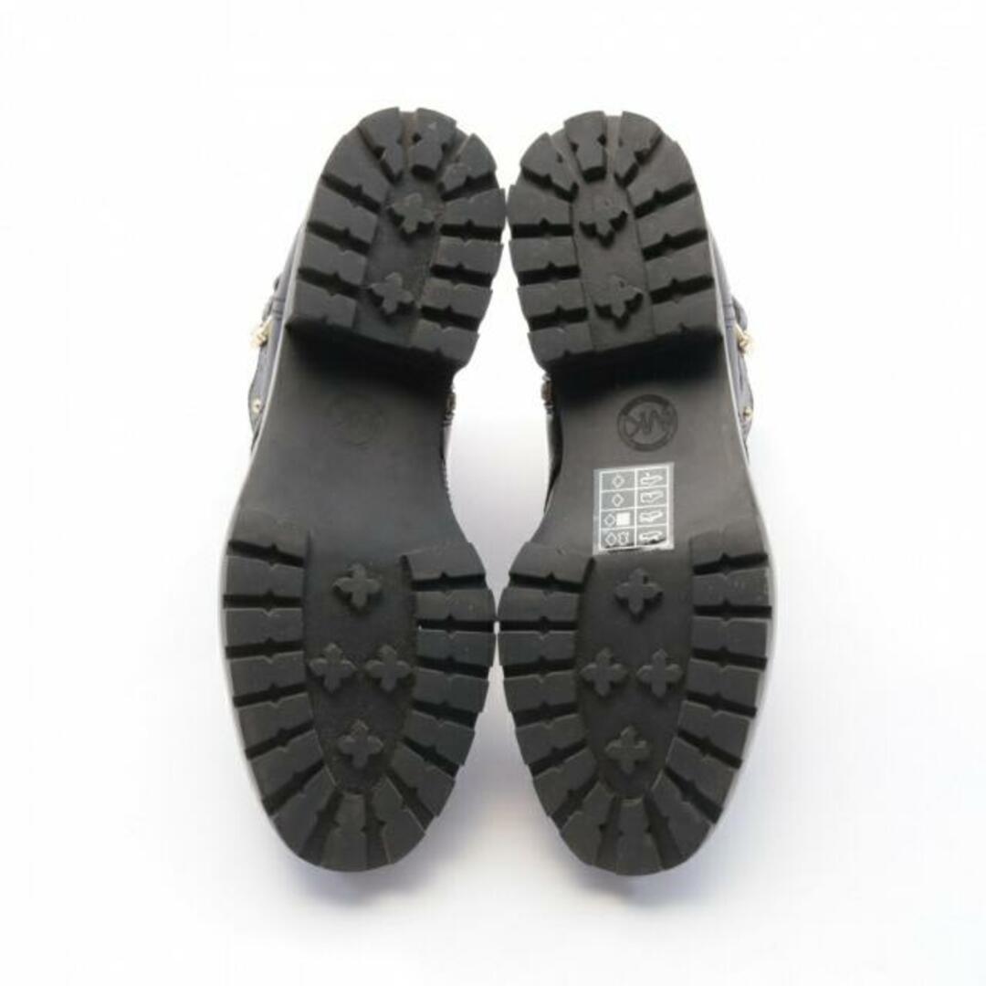 Michael Kors(マイケルコース)のMKロゴ ショート ブーツ レザー ブラック レディースの靴/シューズ(ブーツ)の商品写真