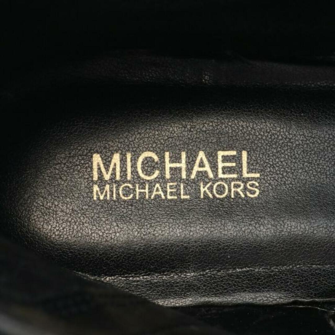 Michael Kors(マイケルコース)のMKロゴ ショート ブーツ レザー ブラック レディースの靴/シューズ(ブーツ)の商品写真