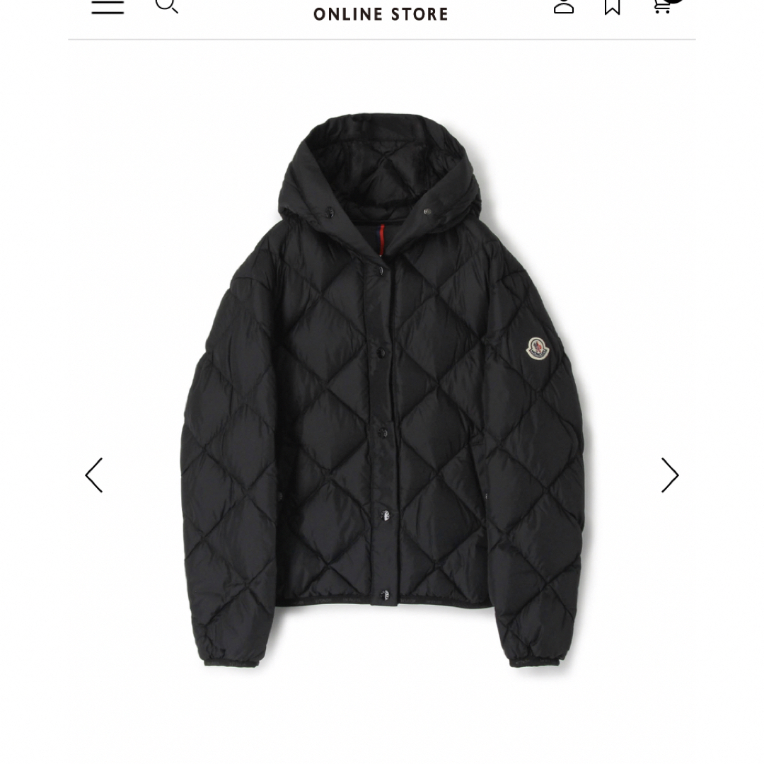 MONCLER ARVOUIN ダウンコート ブラック モンクレール 3