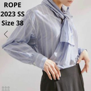 ロペ(ROPE’)の新品　タグ付き　極美品　ロペ　ボウタイブラウス　2023SS　2way(シャツ/ブラウス(長袖/七分))