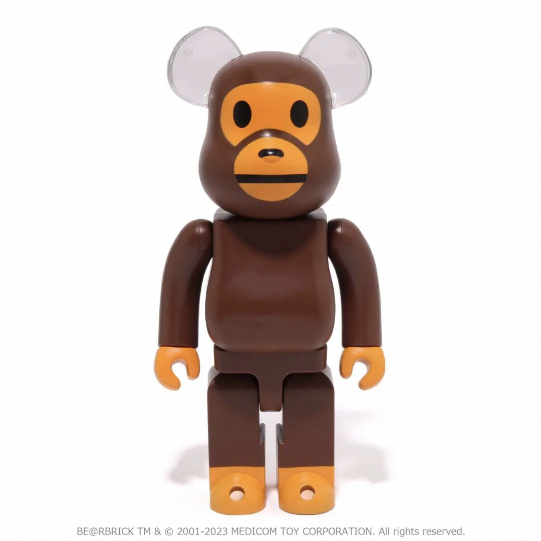 MEDICOM TOY(メディコムトイ)のBE@RBRICK BABY MILO EAR CLEAR ver 400％ エンタメ/ホビーのフィギュア(その他)の商品写真