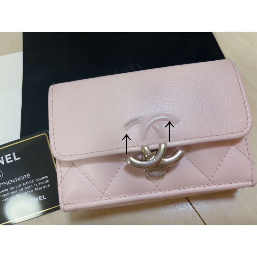 CHANEL(シャネル)の凪様専用CHANEL♡折りたたみミニ財布 レディースのファッション小物(財布)の商品写真