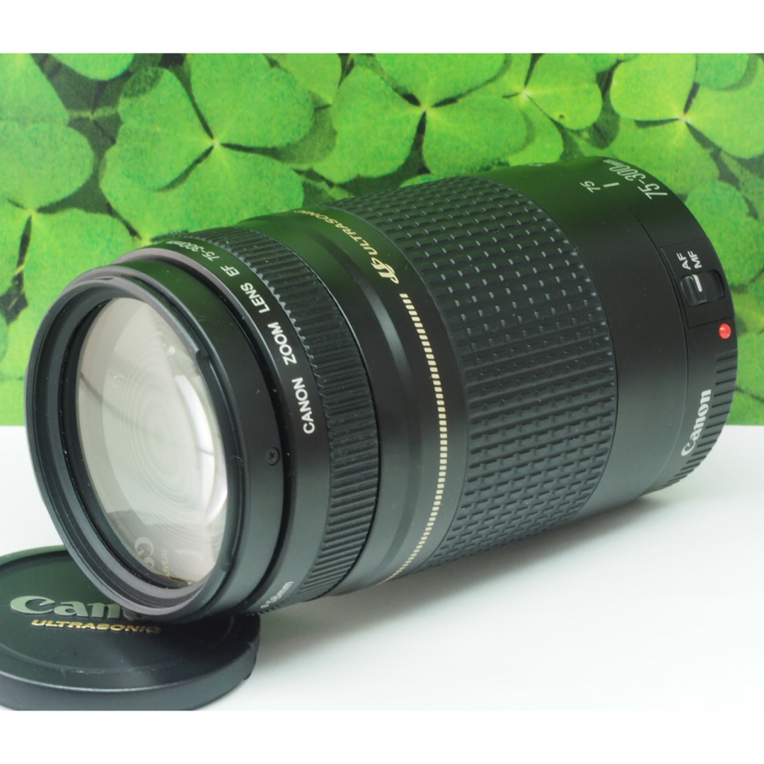 【美品】キャノンEF75-300mm超望遠ズーム❤️スポーツやイベントで大活躍