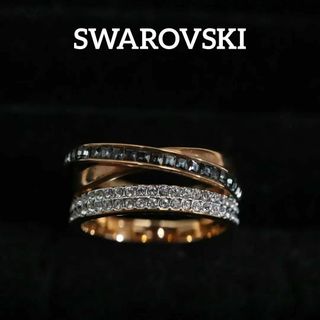 スワロフスキー(SWAROVSKI)の【匿名配送】SWAROVSKI スワロフスキー リング 指輪 ゴールド 16号(リング(指輪))