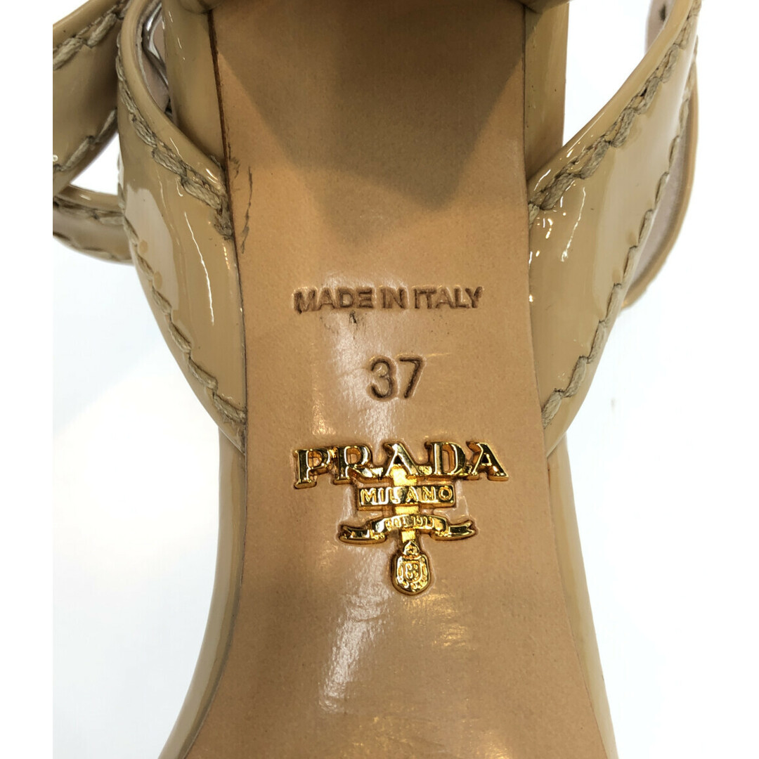 PRADA(プラダ)のプラダ PRADA アンクルストラップサンダル    レディース 37 レディースの靴/シューズ(サンダル)の商品写真