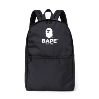 アベイシングエイプ(A BATHING APE)のBAPE◆A BATHING APE◆黒サル◆猿顔◆バッグパック／リュック◆付録(リュック/バックパック)