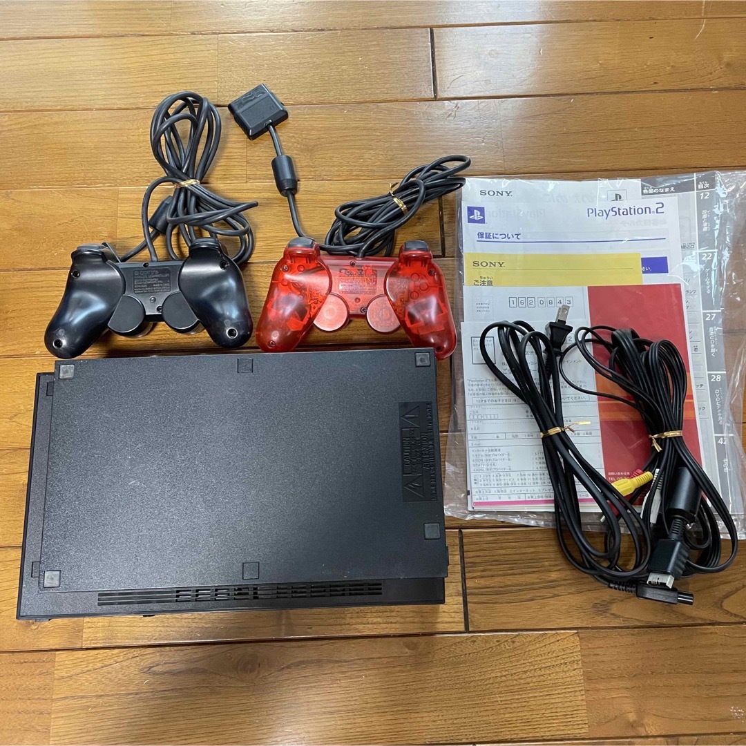 PS2 プレイステーション2 ソフト付き  箱付き タタコン コントローラー2個 2