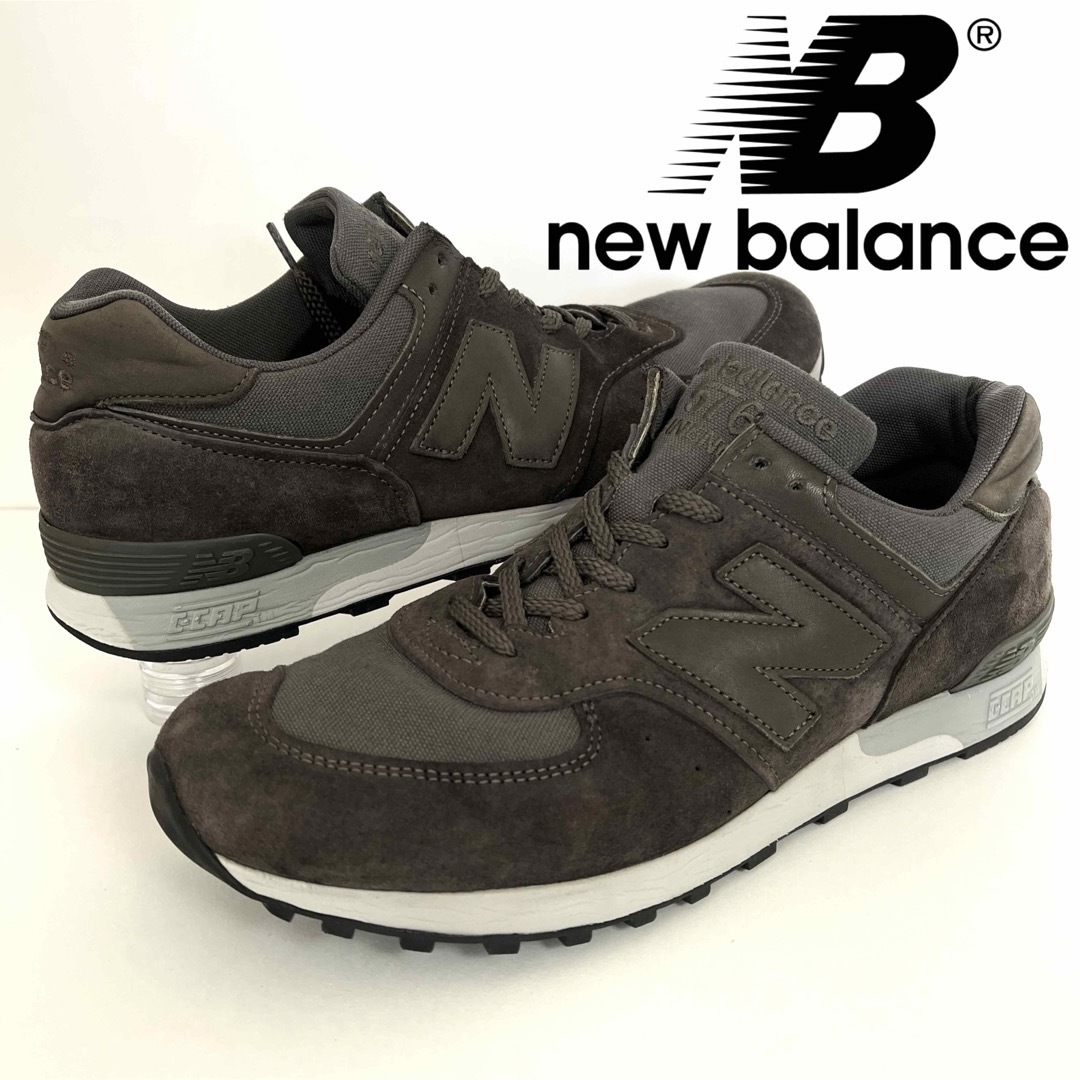 NEW BALANCE 英国製 M576FB レザー スニーカー 27.5cm - 通販 - csa