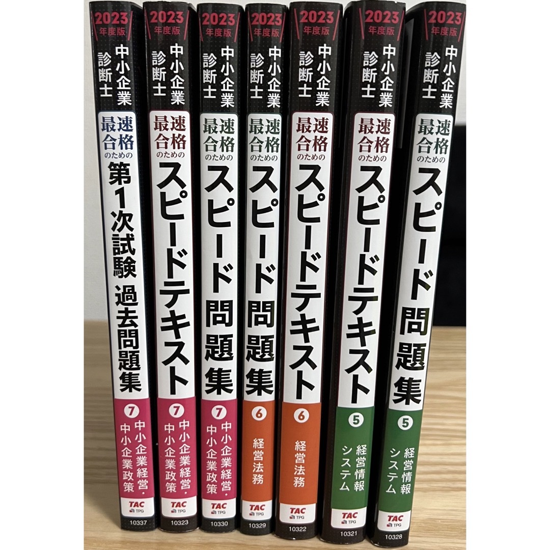 中小企業診断士 スピードテキスト・スピード問題集15冊セット