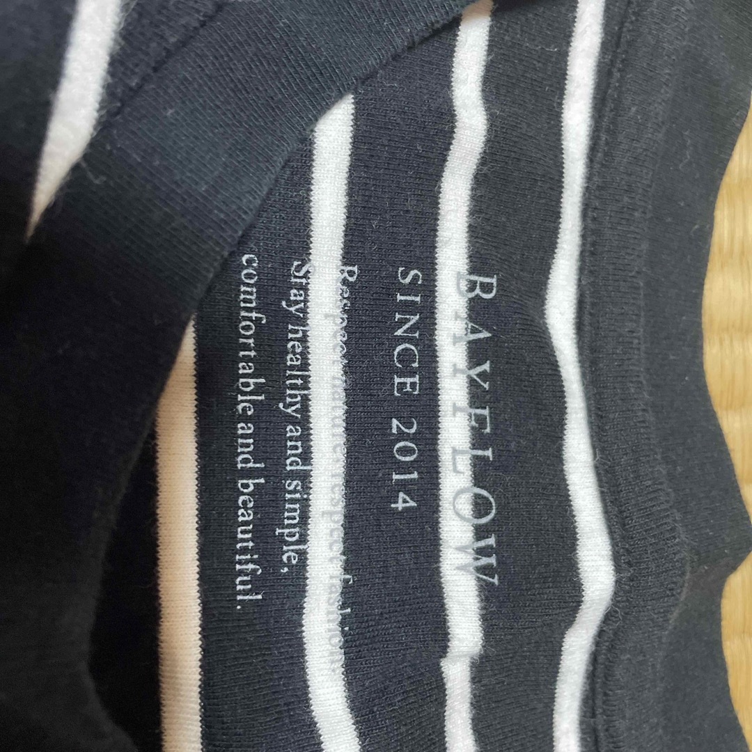 BAYFLOW(ベイフロー)のボーダーTシャツ レディースのトップス(Tシャツ(半袖/袖なし))の商品写真