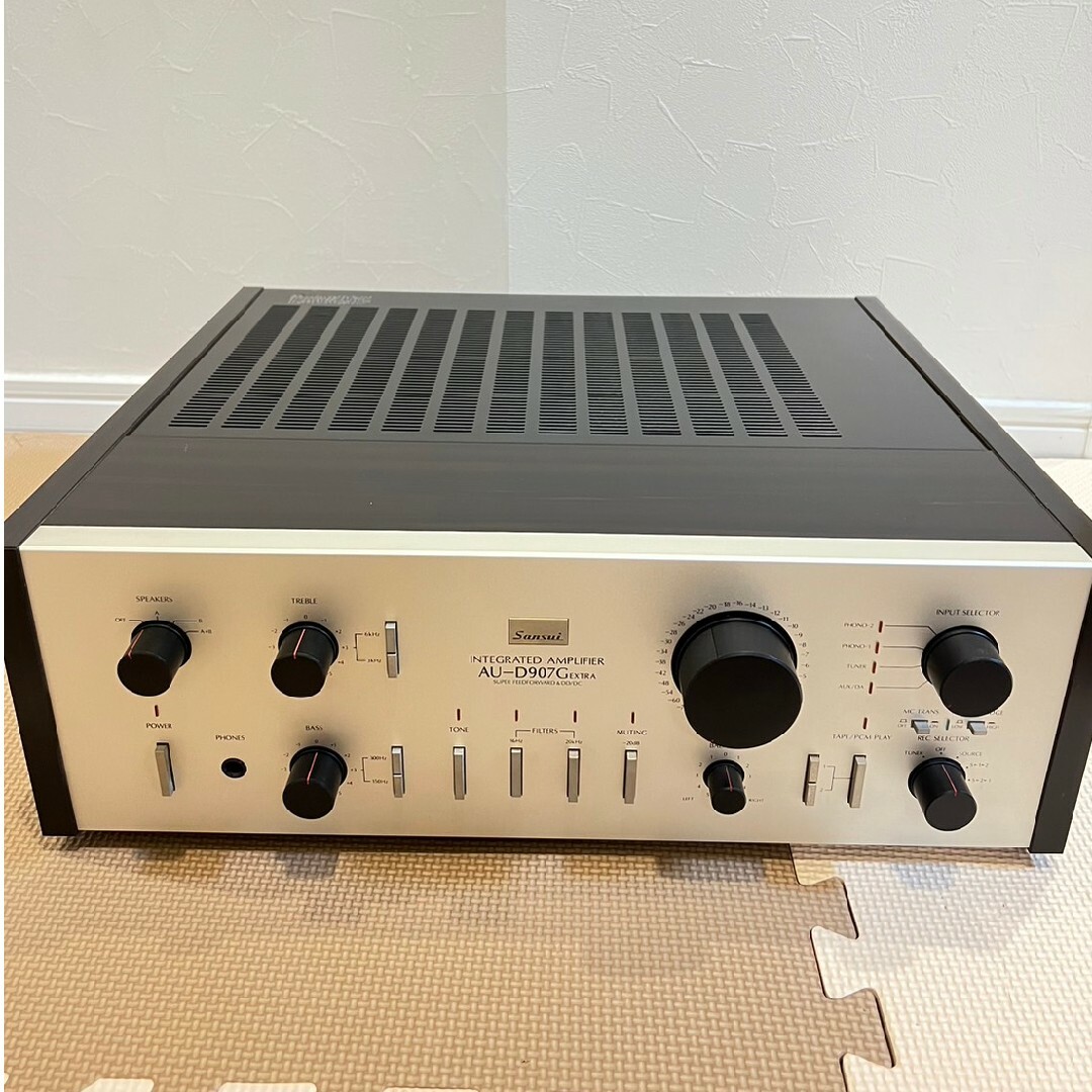 SANSUI サンスイ 山水　アンプ　AU-α607 EXTRA  動作確認品