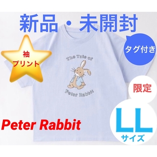 ピーターラビット(PETER RABBIT（TM）)の限定⭐️Peter Rabbit/ピーターラビット🐰半袖🐰Tシャツ🐰LLサイズ(Tシャツ(半袖/袖なし))