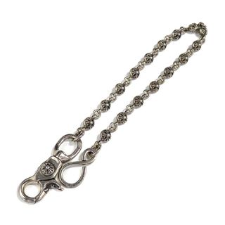 クロムハーツ(Chrome Hearts)のクロムハーツ #1 クロスボール ウォレットチェーン 1クリップ ショート SV925 ユニセックス CHROME HEARTS 【中古】 【アパレル・小物】(ウォレットチェーン)