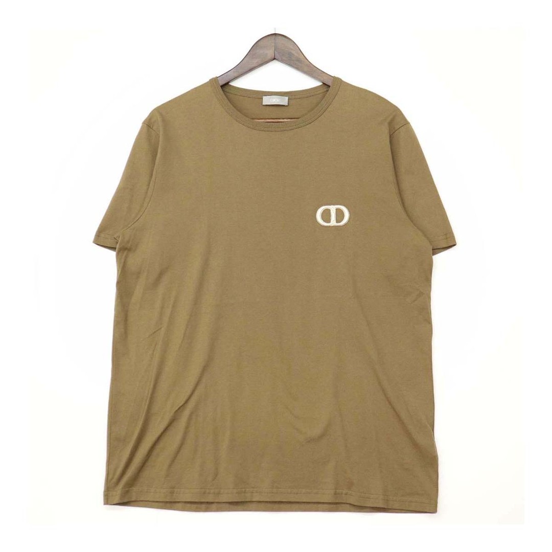 【christian dior】Tシャツ 刺繍 ロゴ cd 半袖 アイコン