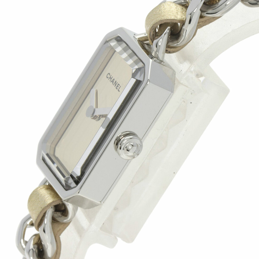 CHANEL H5583 プルミエール ロック XS 3連 腕時計 SS 革 レディース