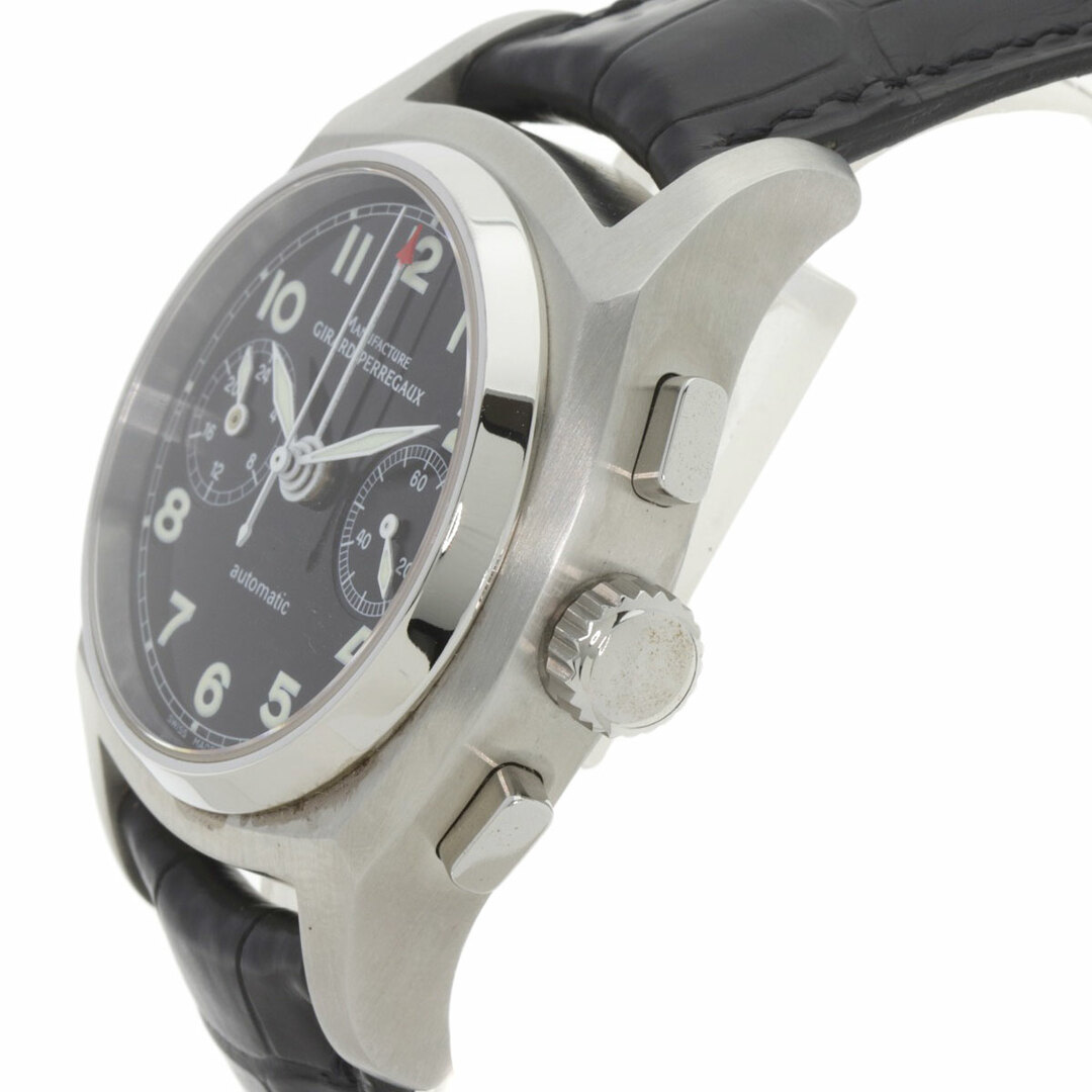 GIRARD-PERREGAUX 25980 ヴィンテージ1960 腕時計 SS 革 メンズ