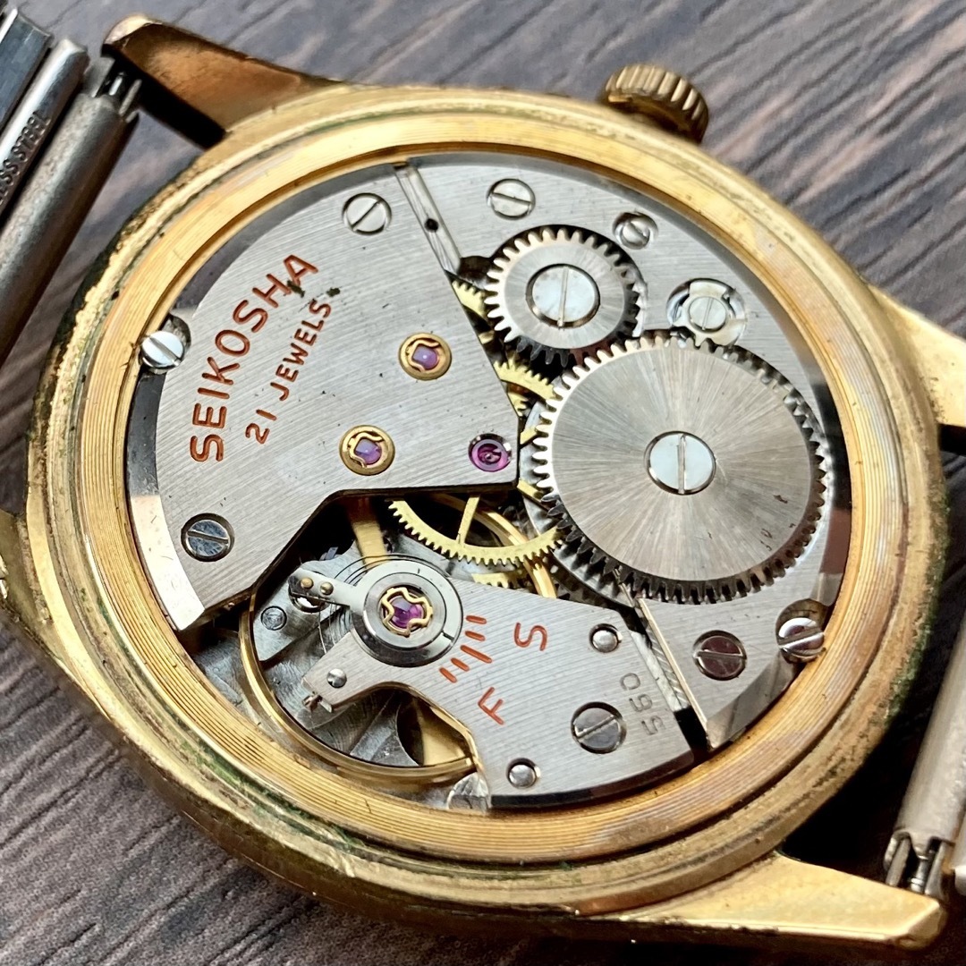 【動作良好】セイコー クラウン アンティーク 腕時計 1963年 手巻き メンズ