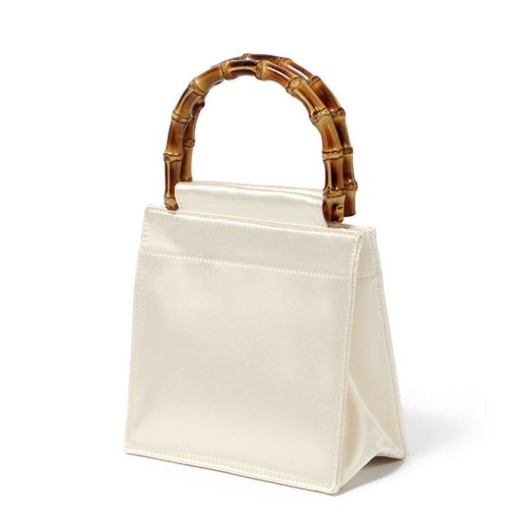 【新品未使用】 HAI ハイ ハンドバッグ BAMBOO BAG バンブーバッグ シルク 【IVORY】